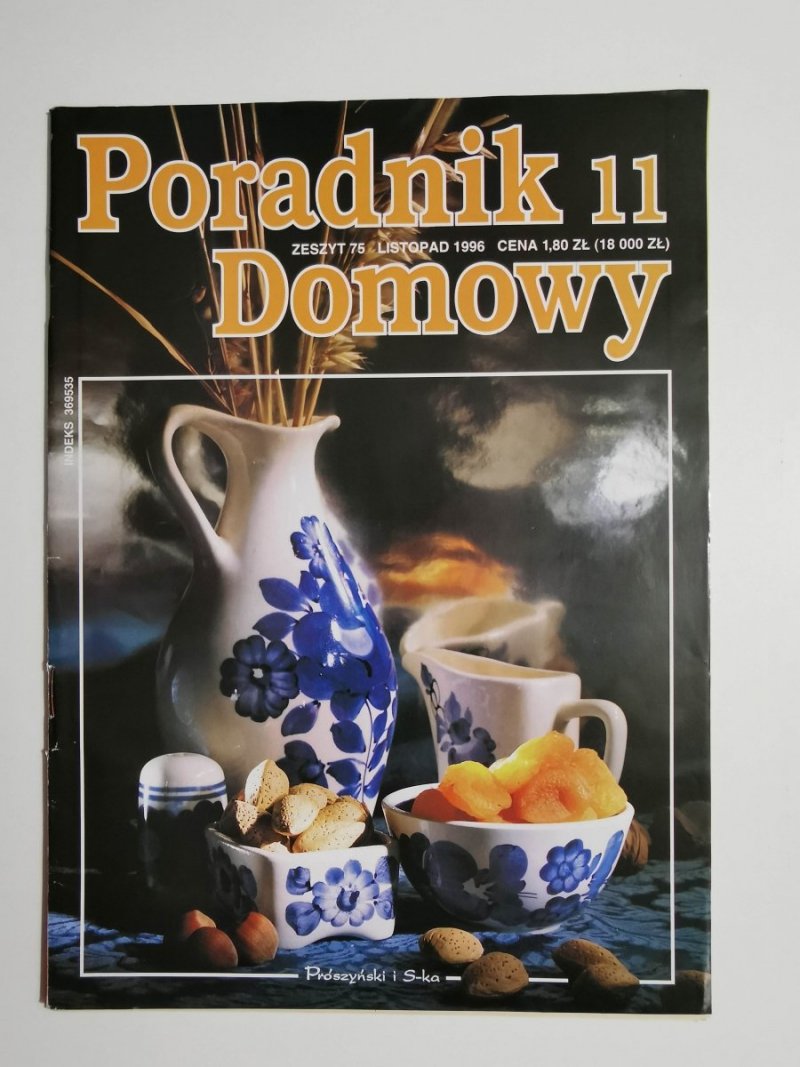 PORADNIK DOMOWY 11 ZESZYT 75 LISTOPAD 1996