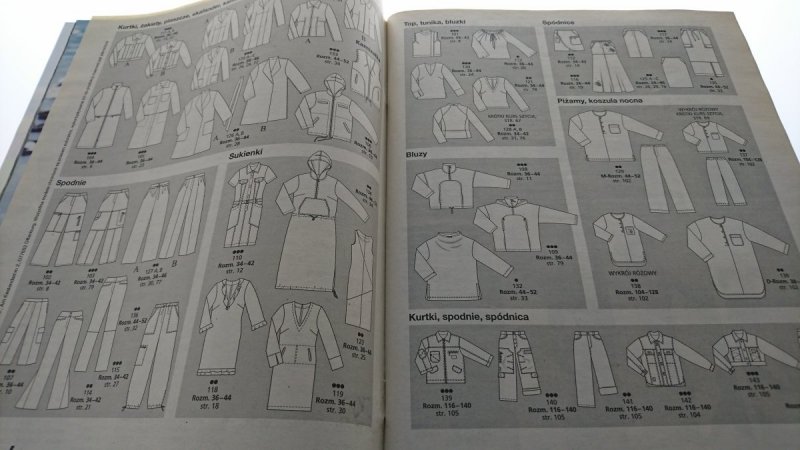 BURDA NR 1/2000 PRZEBOJOWE KOLORY SEZONU