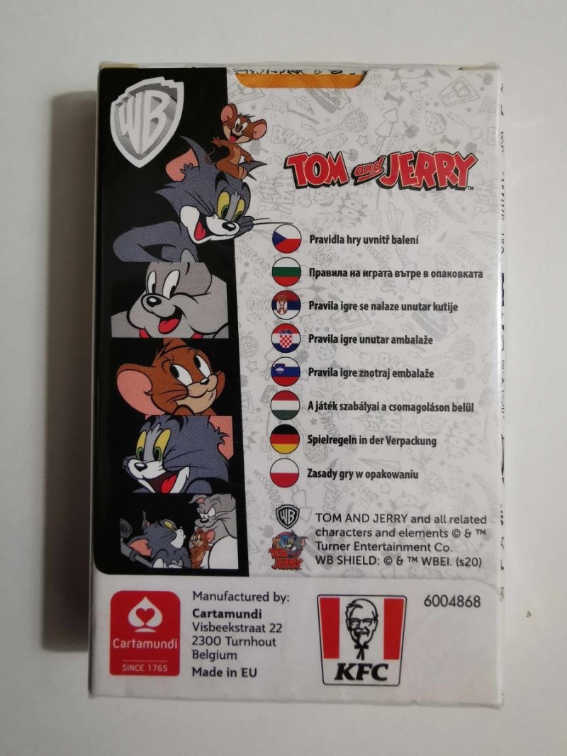 TOM AND JERRY HAPPY FAMILIES. KARTY DO GRY 