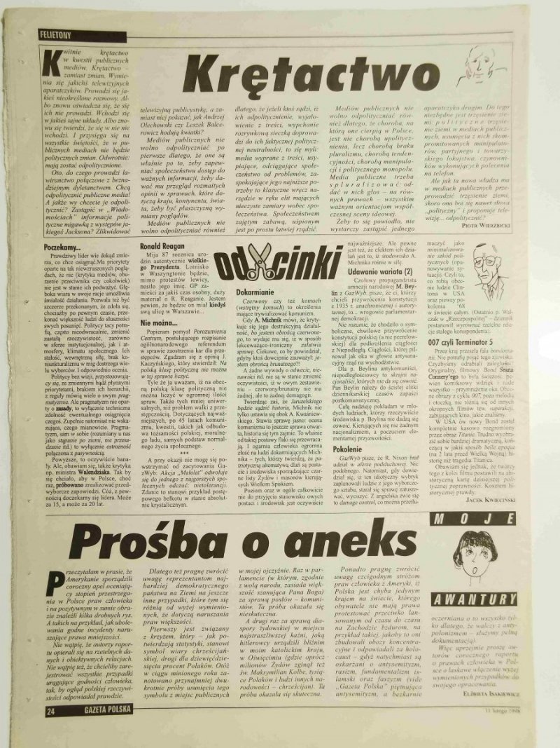 GAZETA POLSKA TYGODNIK NR 6 (239) 11 LUTEGO 1998 r.