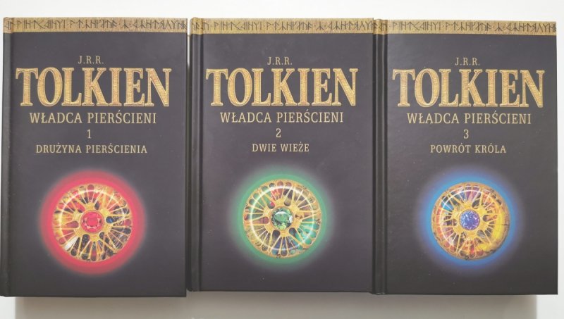 WŁADCA PIERŚCIENI 3 TOMY - J. R. R. Tolkien
