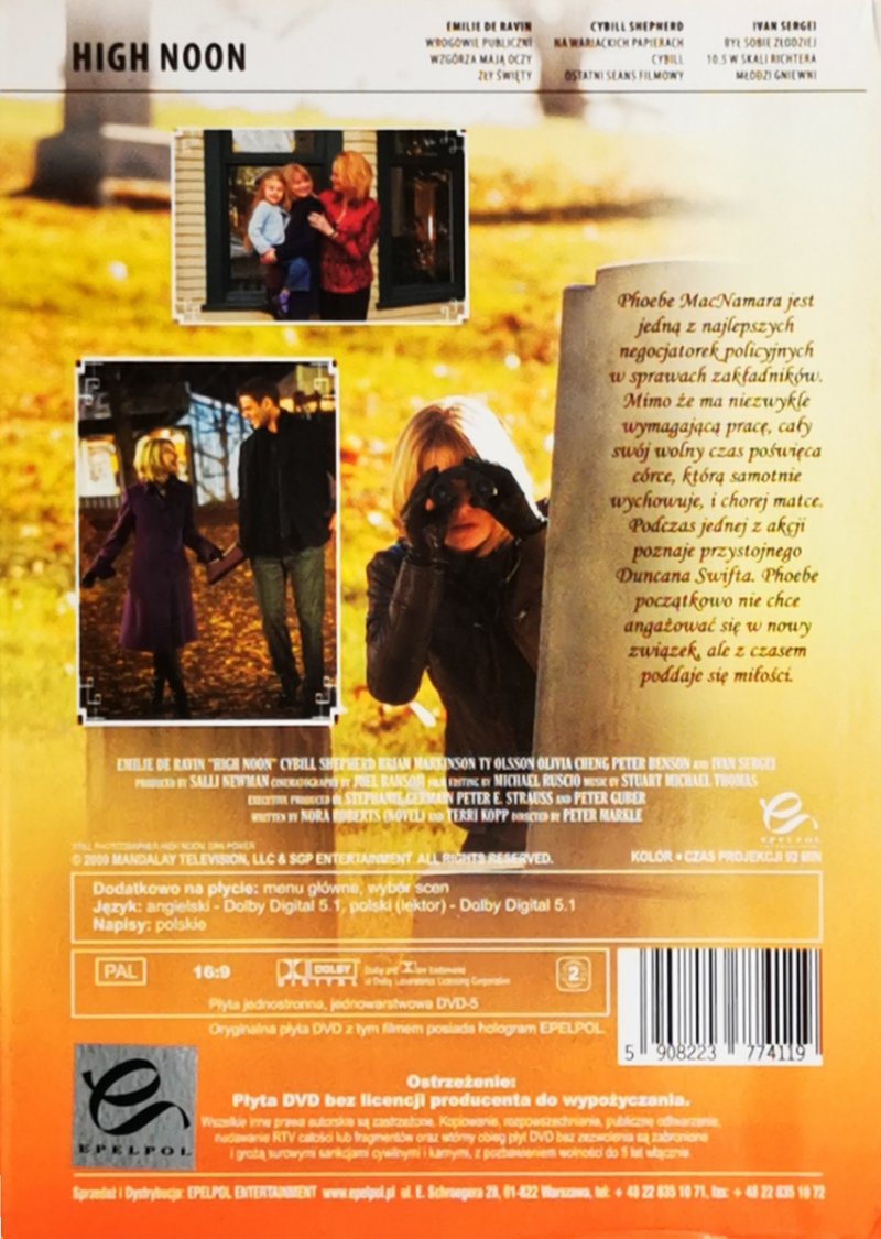 DVD. W SAMO POŁUDNIE. NORA ROBERTS