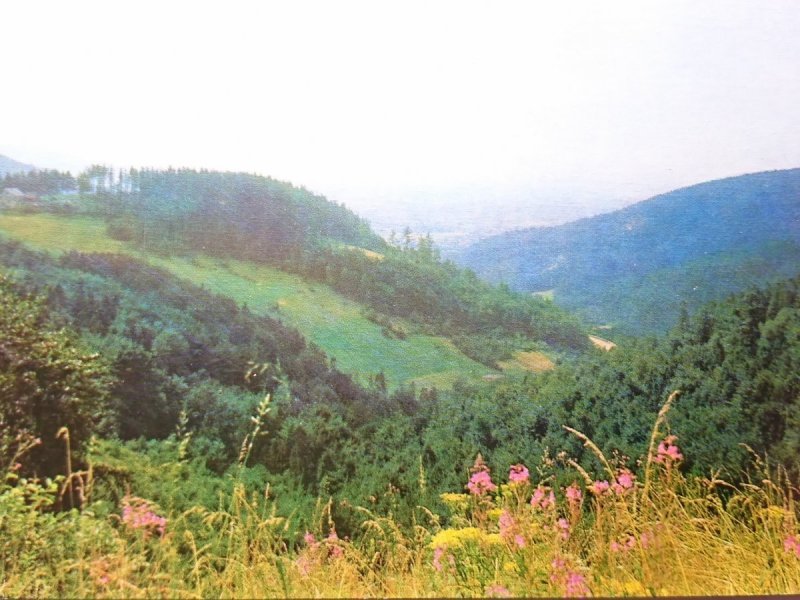BESKID ŚLĄSKI. WIDOK Z PRZEŁĘCZY FOT. RACZKOWSKI
