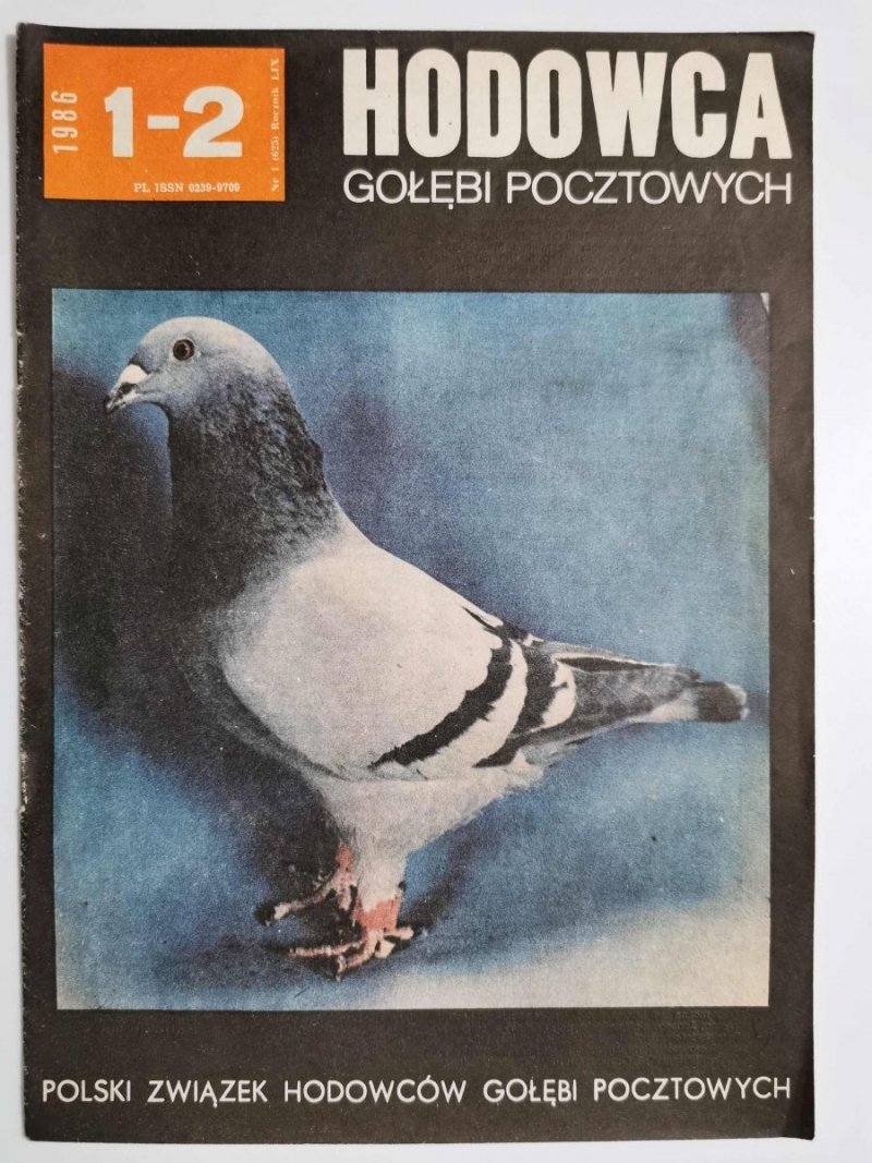HODOWCA GOŁĘBI POCZTOWYCH NR 1-2 1986