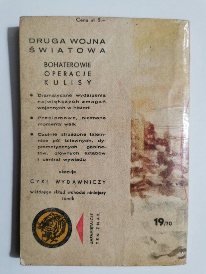 ŻÓŁTY TYGRYS: ALARM W KOMPANII ORBIS - Zygmunt Zonik 1970