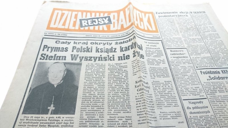DZIENNIK BAŁTYCKI. REJSY ROK XXXVII NR 106 (11222)