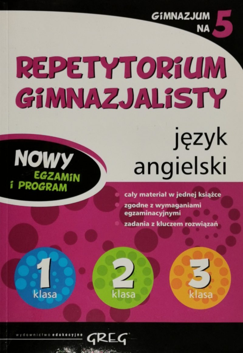 REPETYTORIUM GIMNAZJALISTY JĘZYK ANGIELSKI - Monika Kociołek