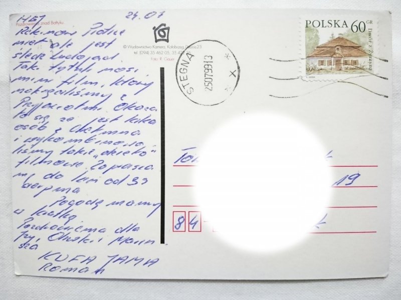 POZDROWIENIA ZNAD BAŁTYKU FOT. R. GAUER