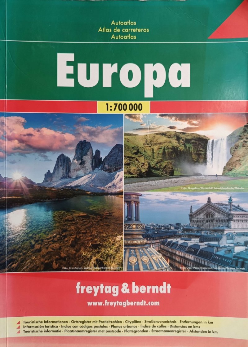 EUROPA. AUTOATLAS. 1:700000