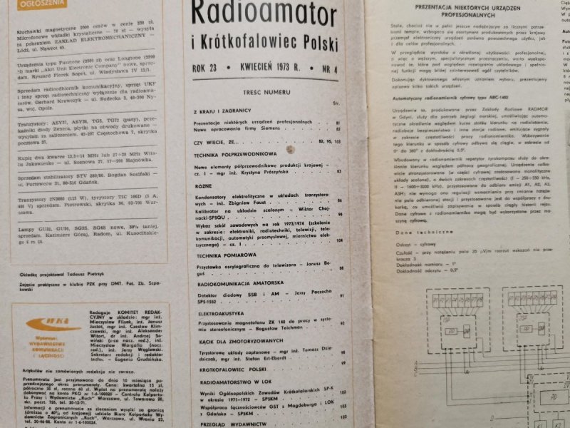 Radioamator i krótkofalowiec 4/1973