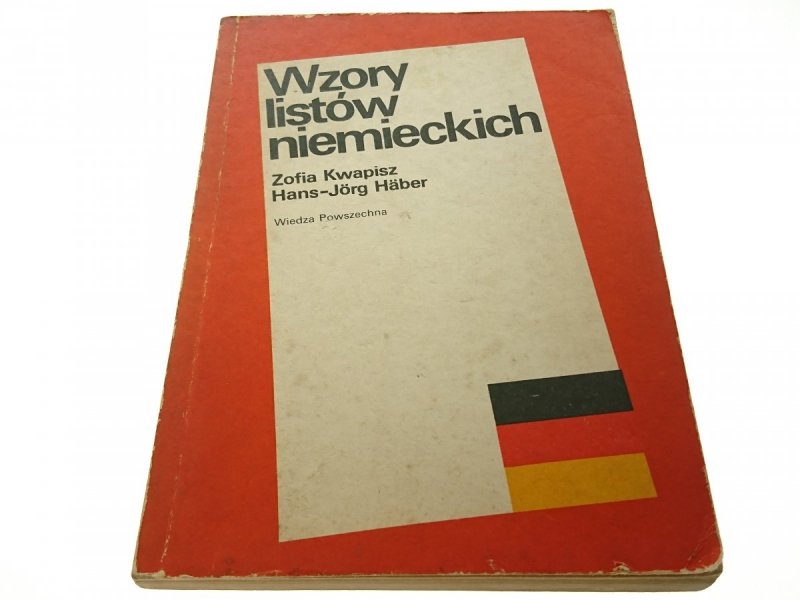 WZORY LISTÓW NIEMIECKICH - Zofia Kwapisz (1990)