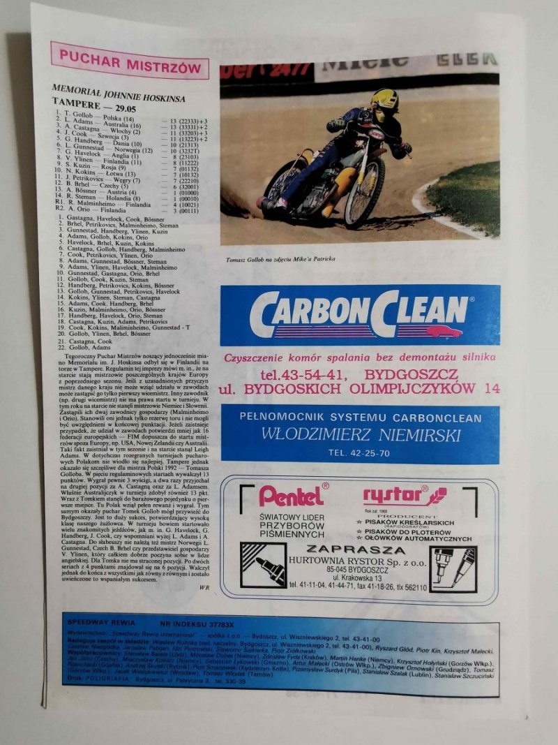 SPEEDWAY REWIA NR 4 1993