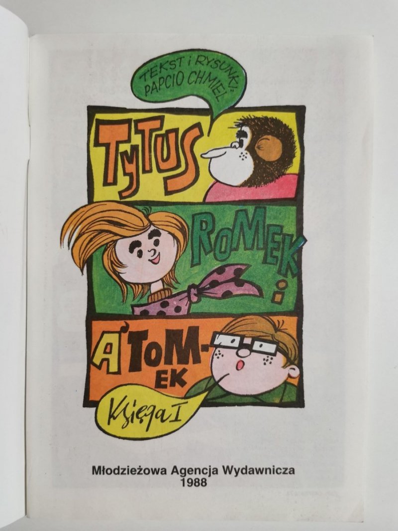 TYTUS ROMEK I ATOMEK KSIĘGA I - H. J. Chmielewski 1988