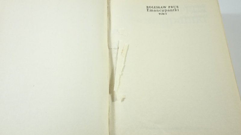EMANCYPANTKI TOM I - Bolesław Prus 1973
