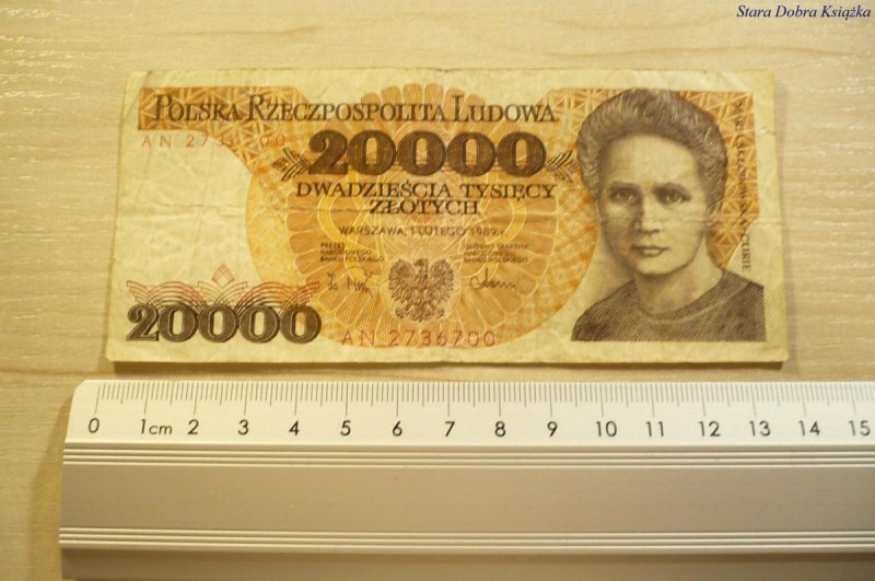 POLSKA RZECZPOSPOLITA LUDOWA BANKNOT 20 000