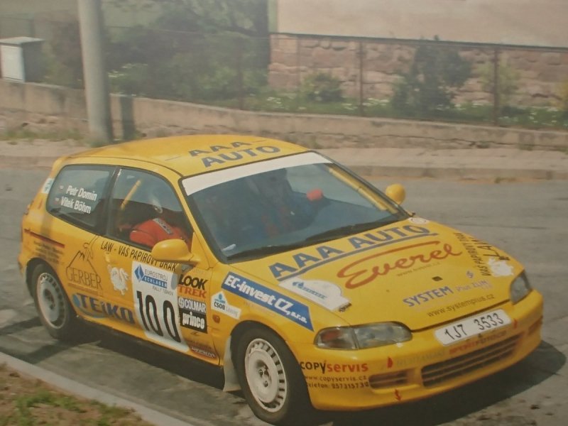 RAJD WRC 2005 ZDJĘCIE NUMER #153 HONDA CIVIC