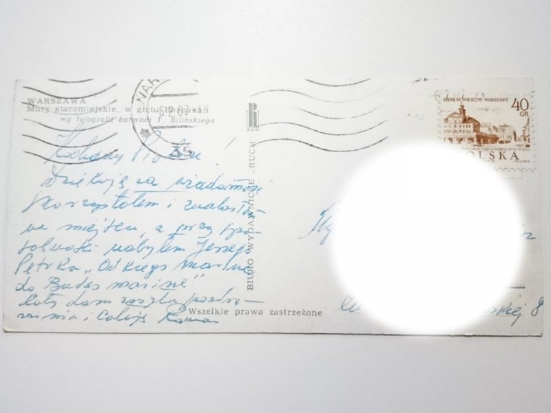 WARSZAWA. MURY STAROMIEJSKIE, W GŁĘBI BARBAKAN FOT. BILIŃSKI