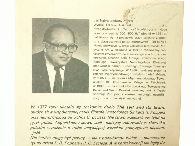 MÓZG A JEGO JAŹŃ - Jan Trąbka 1991