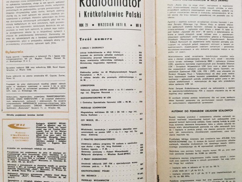 Radioamator i krótkofalowiec 9/1971