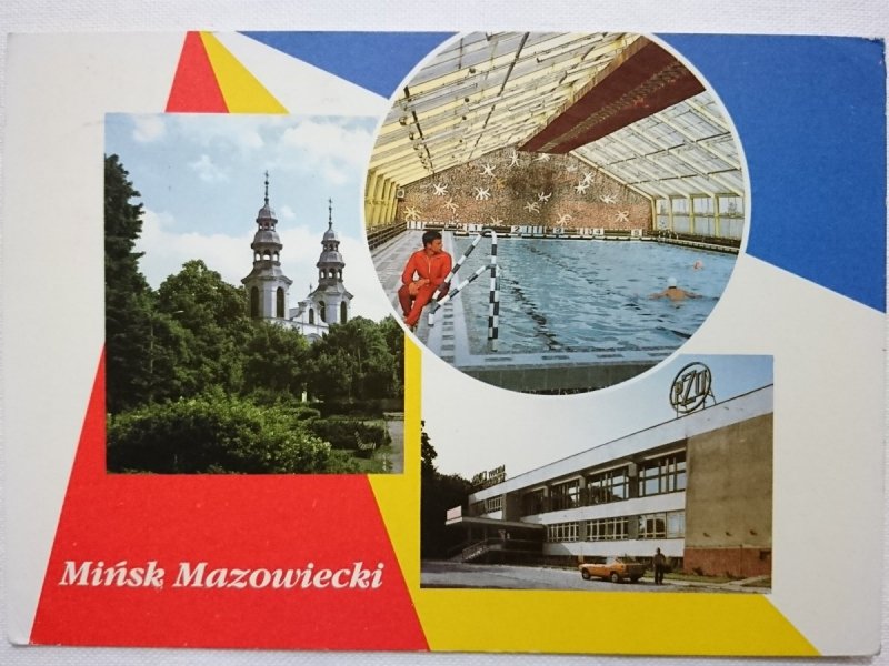 MIŃSK MAZOWIECKI. BAROKOWY KOŚCIÓŁ PARAFIALNY I INNE FOT. JOHANN I INNI