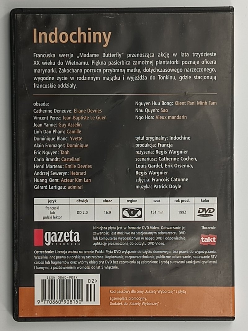 DVD. INDOCHINY