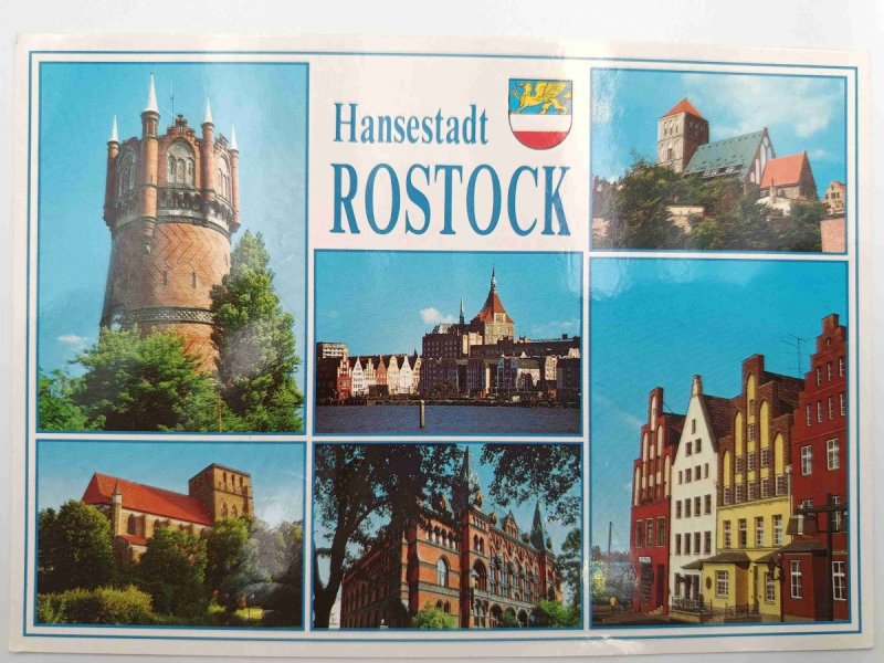 HANSESTADT ROSTOCK KOLAŻ 6 ZDJĘĆ
