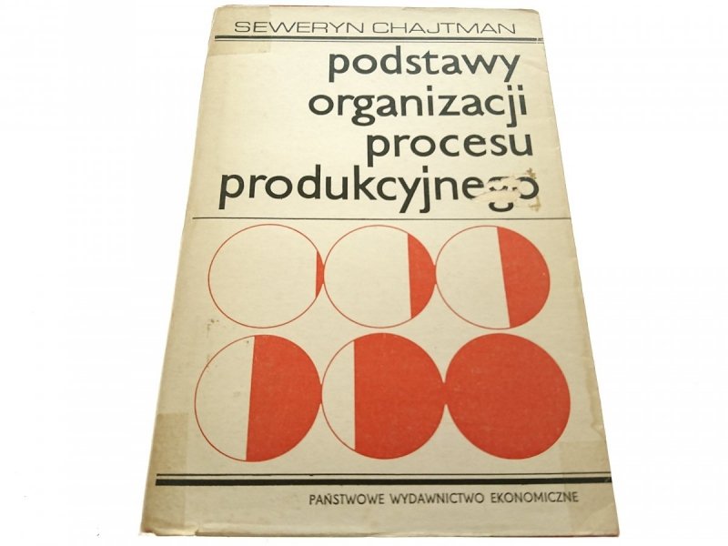 PODSTAWY ORGANIZACJI PROCESU PRODUKCYJNEGO 1971