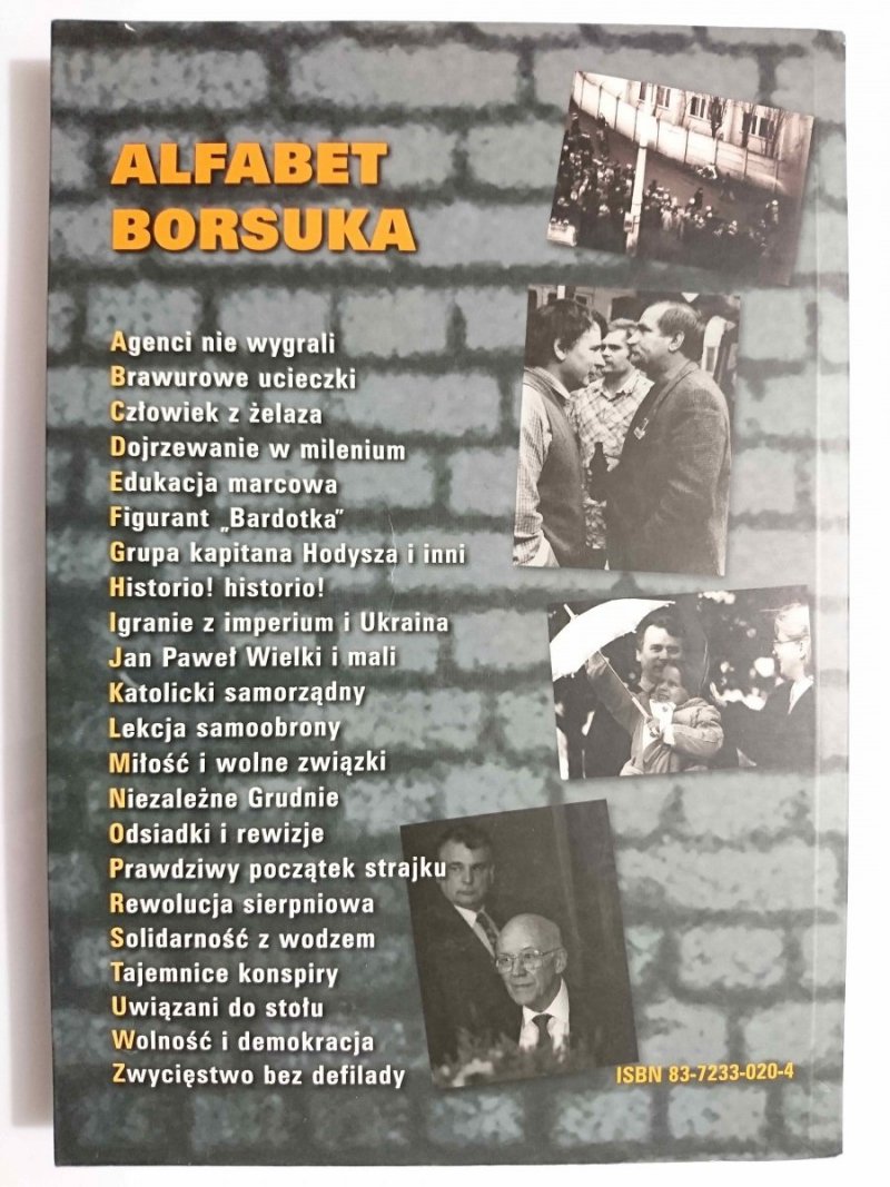 JAK RUNĄŁ MUR - Edmund Szczesiak Borusewicz 2005