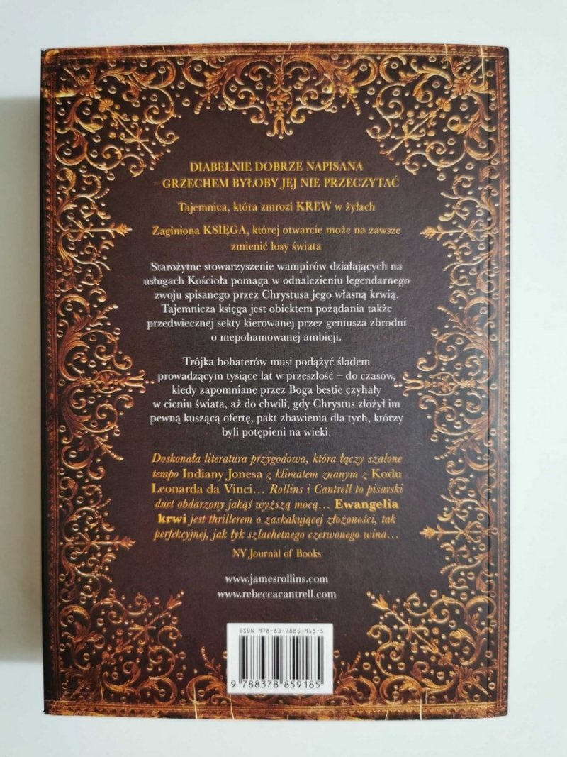 EWANGELIA KRWI - James Rollins 2016