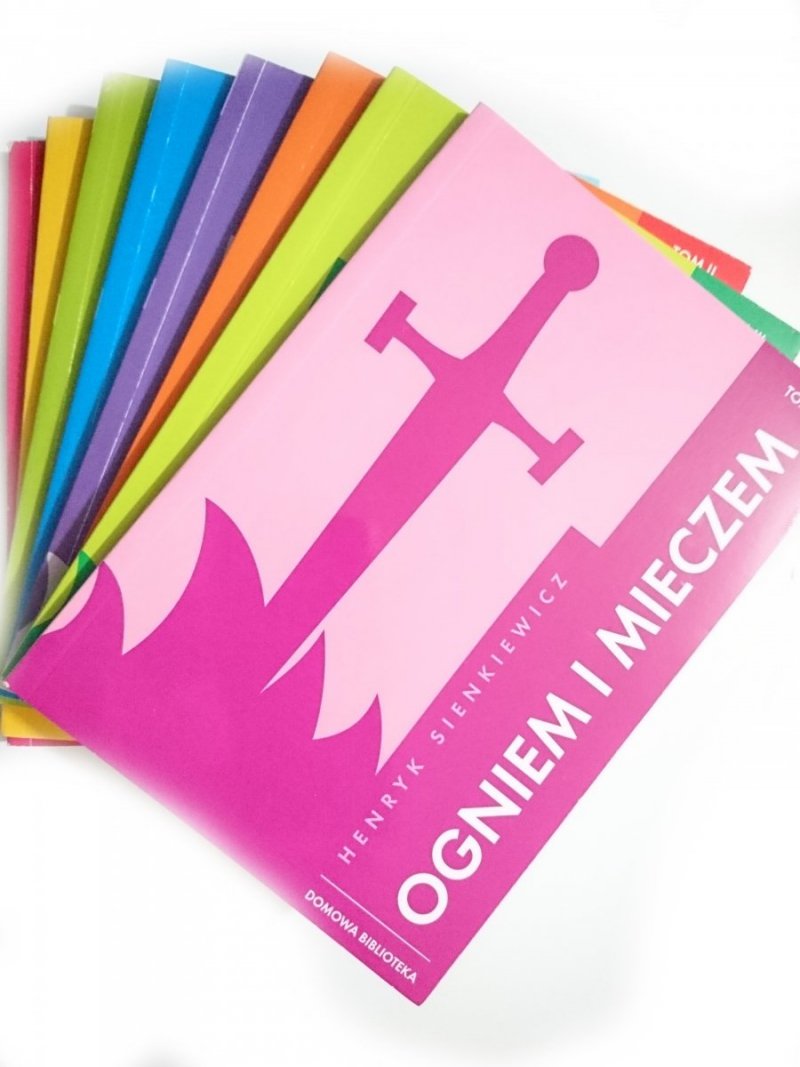 KRZYŻACY; OGNIEM I MIECZEM W 8 ZESZYTACH
