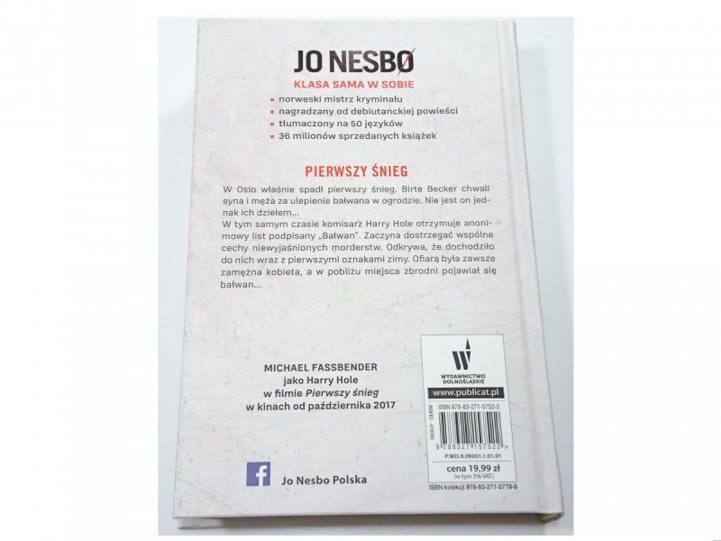 PIERWSZY ŚNIEG TOM I - Jo Nesbo 2017