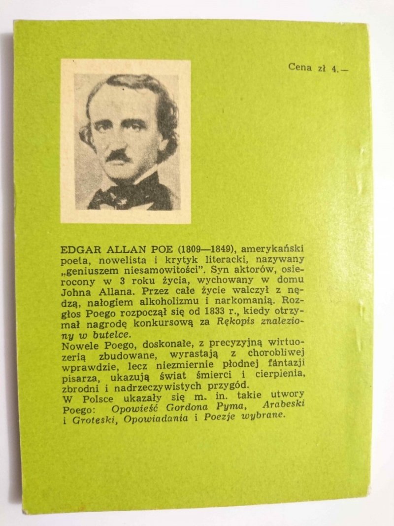 TAJEMNICA MARII ROGET - Edgar Allan Poe 1970