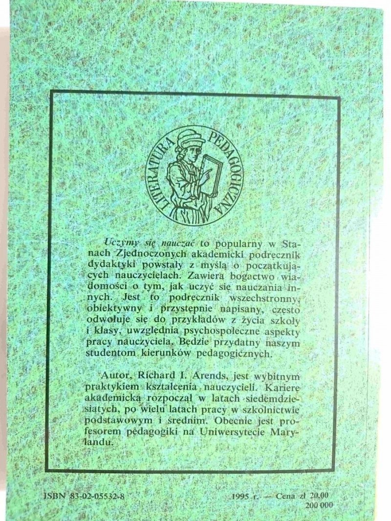 UCZYMY SIĘ NAUCZAĆ - Richard I. Arends 1995