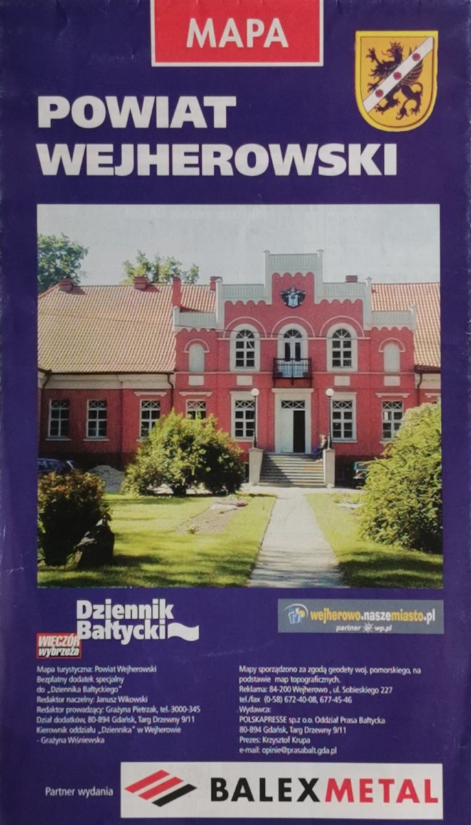 POWIAT WEJHEROWSKI MAPA