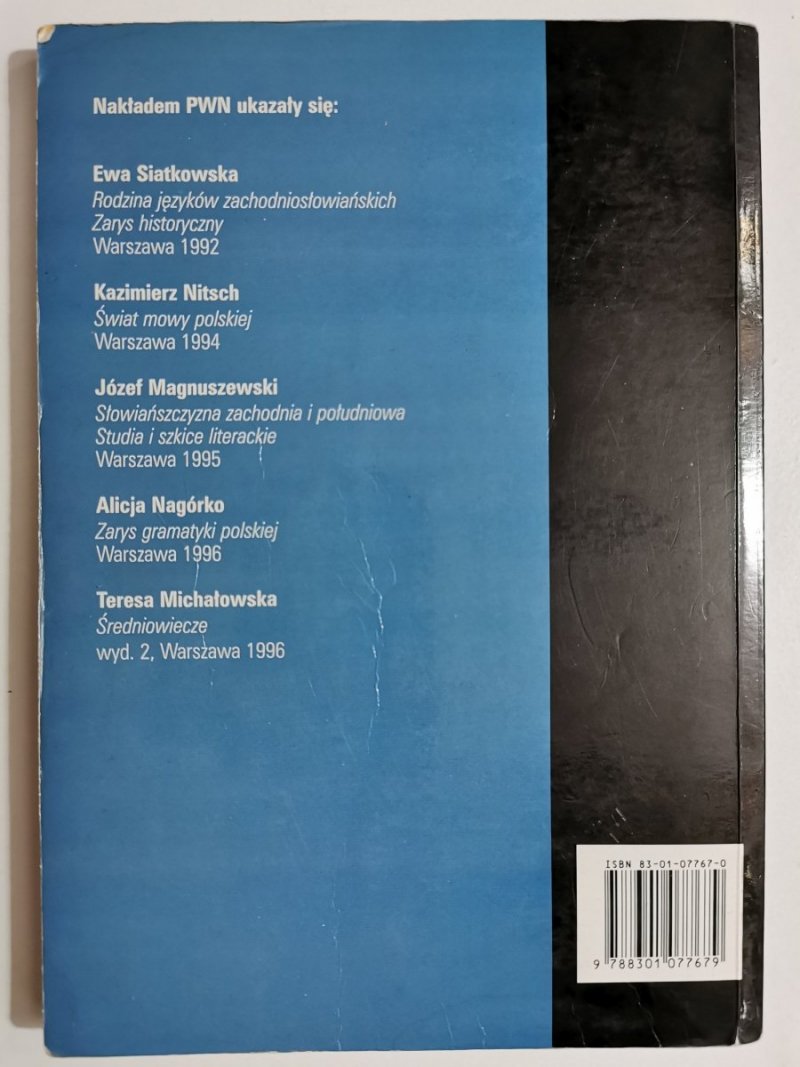 PODSTAWOWE WIADOMOŚCI Z GRAMATYKI STARO-CERKIEWNO-SŁOWIAŃSKIEJ 1997