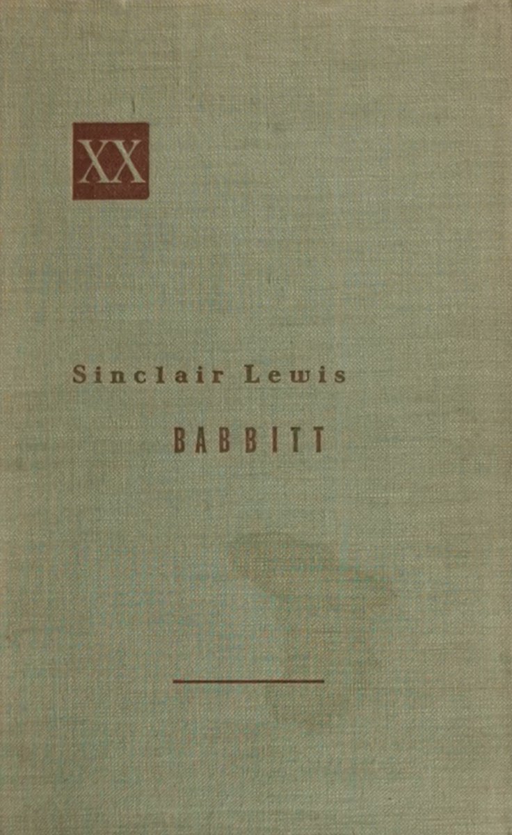 BABBITT - Sinclair Lewis