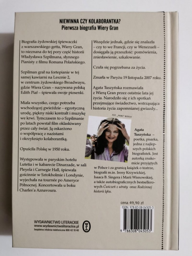 OSKARŻONA: WIERA GRAN - Agata Tuszyńska 