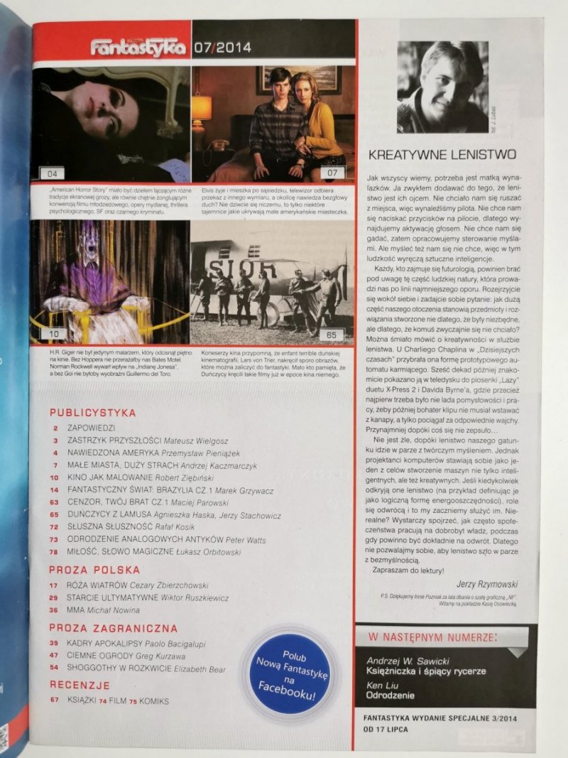 NOWA FANTASTYKA NR 07 (382) 2014