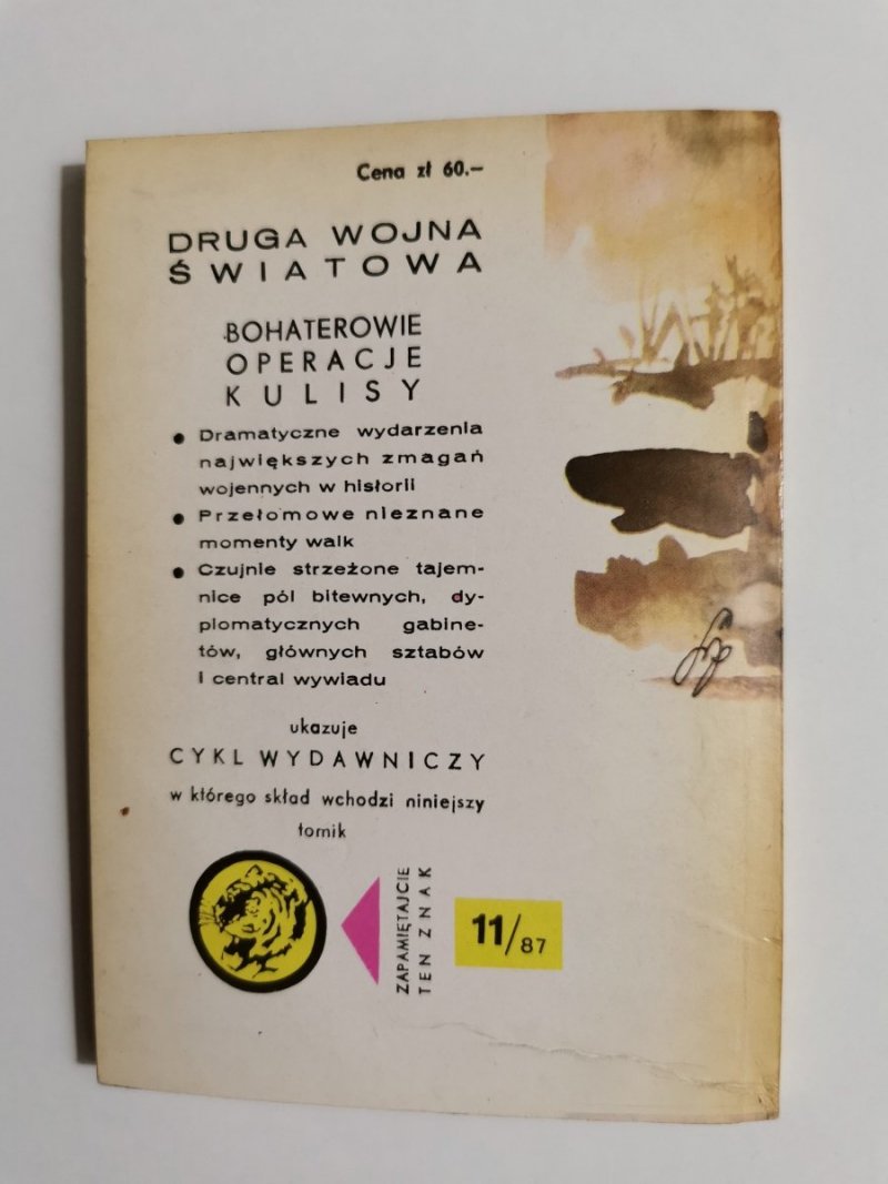 ŻÓŁTY TYGRYS: POD ZNAKIEM TRUPIEJ CZASZKI - Władysław Zieliński 1987