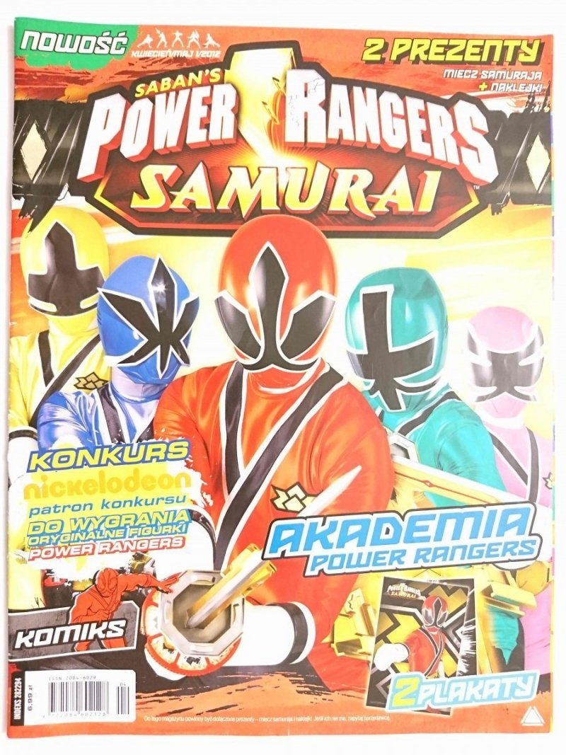 SABAN'S POWER RANGERS SAMURAI KWIECIEŃ/ MAJ 2012