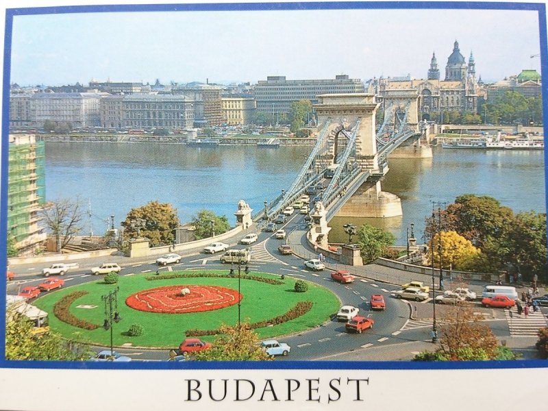 BUDAPEST. LANCHID. CHAIN-BRIDGE