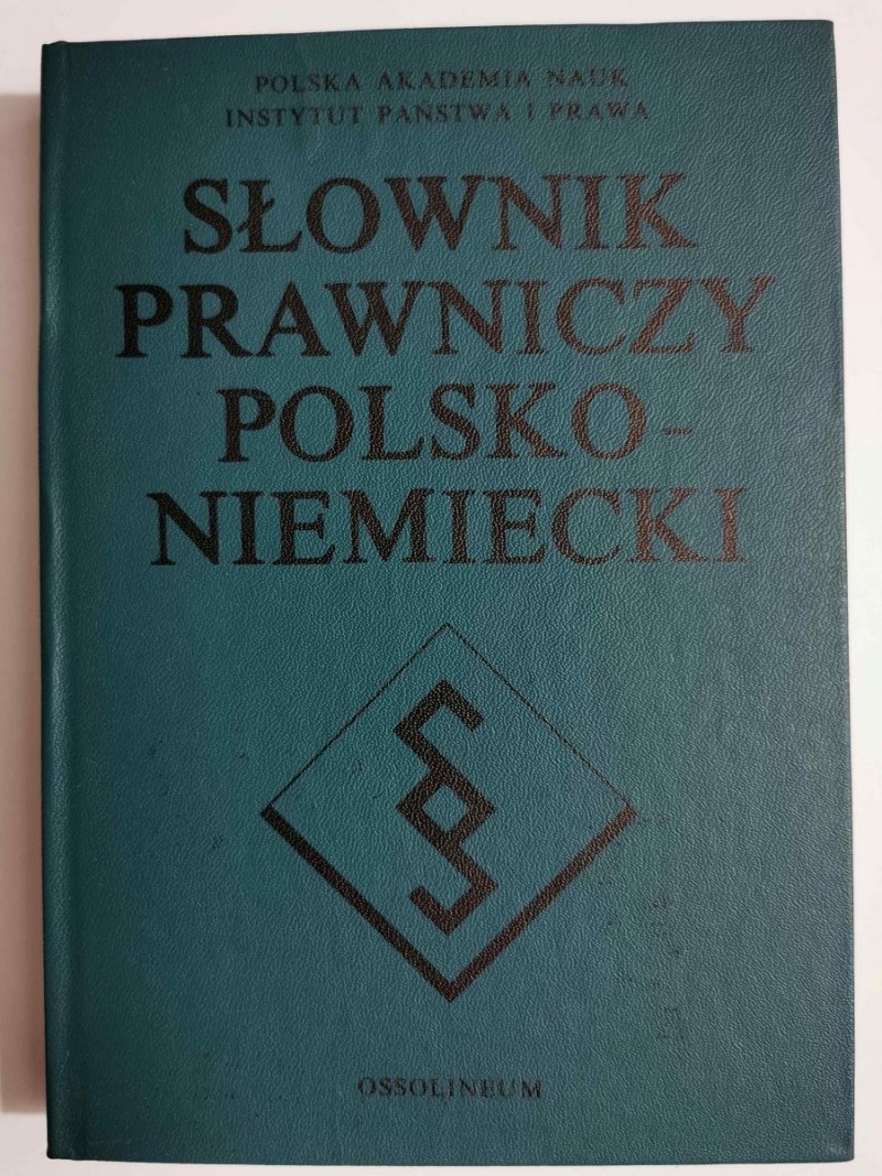 SŁOWNIK PRAWNICZY POLSKO-NIEMIECKI 1987