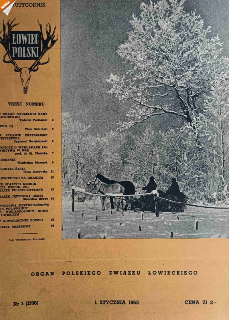 ŁOWIEC POLSKI NR 1/1963
