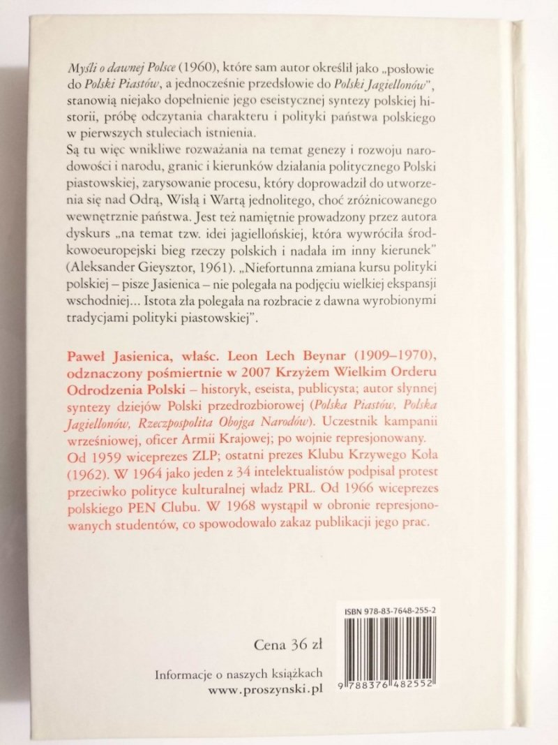 MYŚLI O DAWNEJ POLSCE - Paweł Jasienica 2009