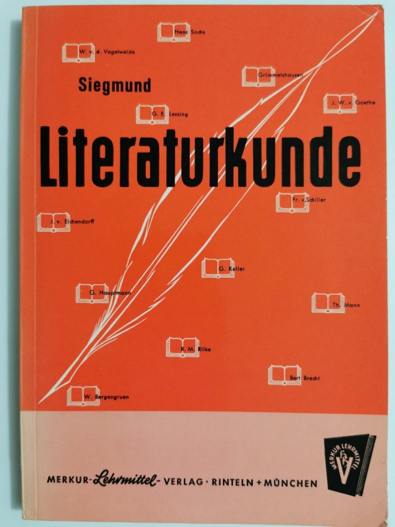 LITERATURKUNDE - Dr. E. Siegmund 