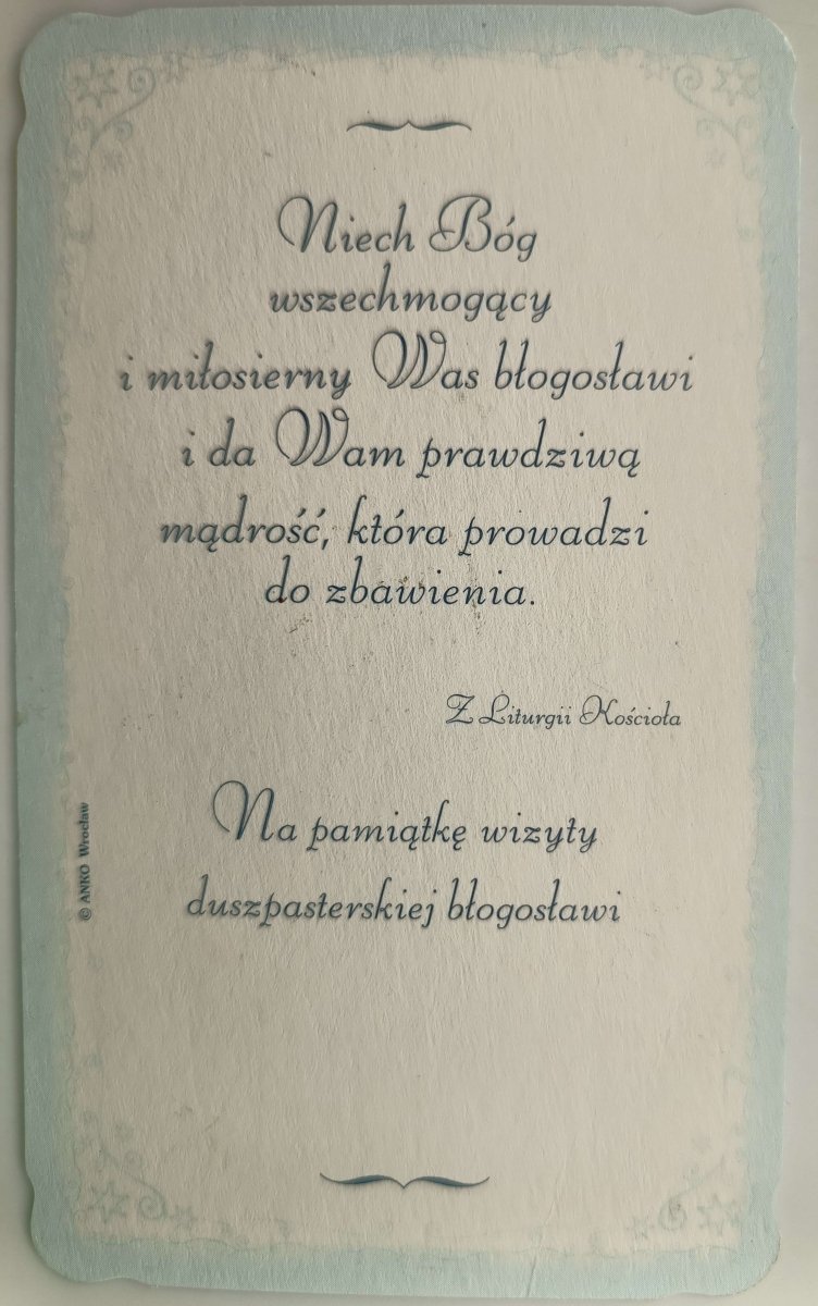 NIECH BÓG WSZECHMOGĄCY I MIŁOSIERNY