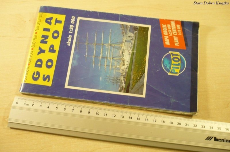 GDYNIA SOPOT SKALA 1: 20 000 (1998)