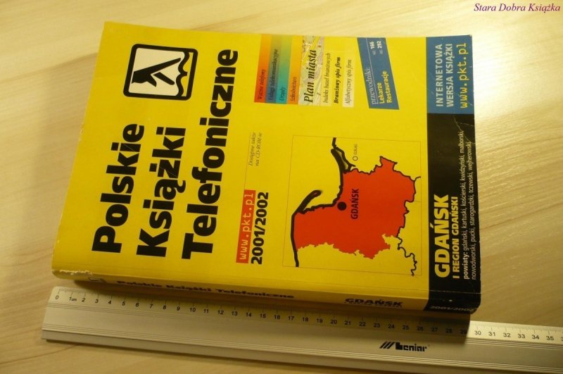 POLSKIE KSIĄŻKI TELEFONICZNE 2001/2002 GDAŃSK