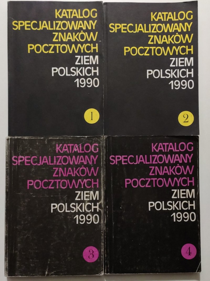 KATALOG SPECJALIZOWANY ZNAKÓW POCZTOWYCH ZIEMI POLSKICH 1990 CAŁOŚĆ 