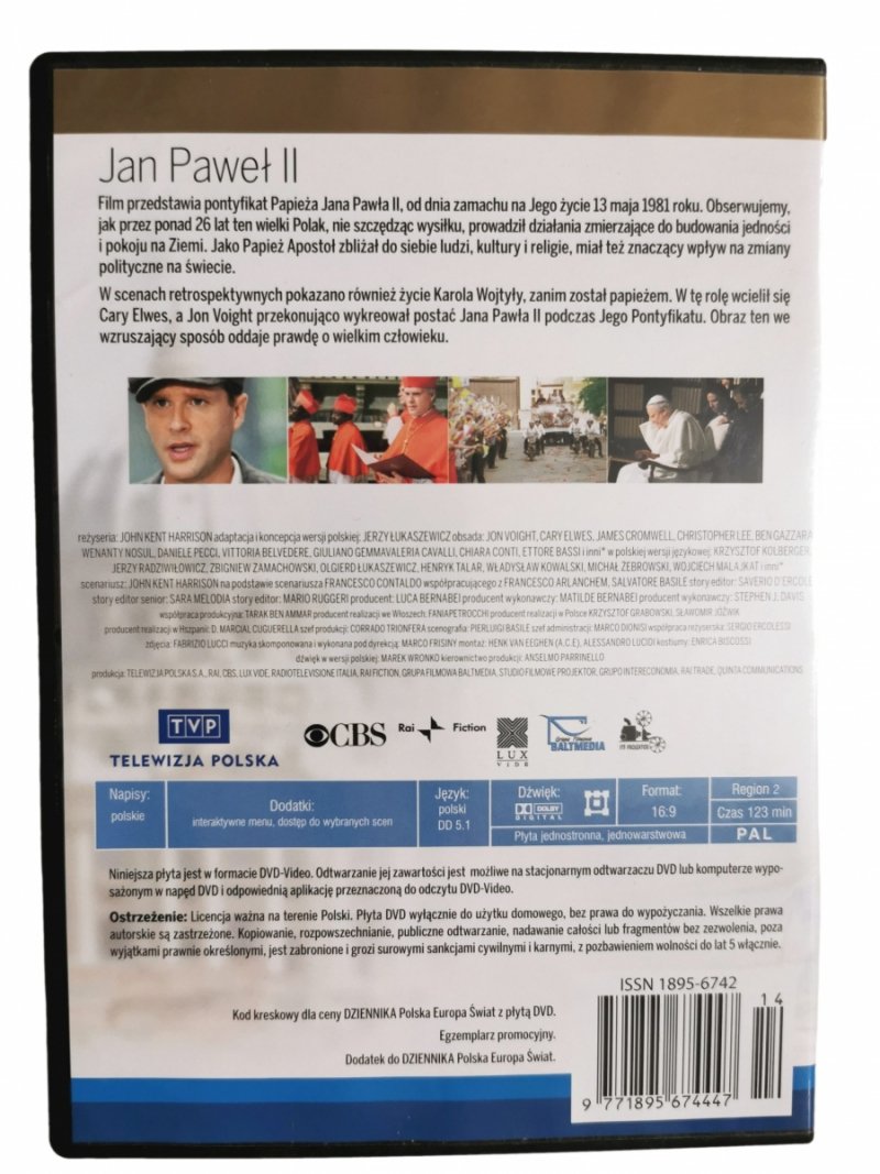 DVD. JAN PAWEŁ II